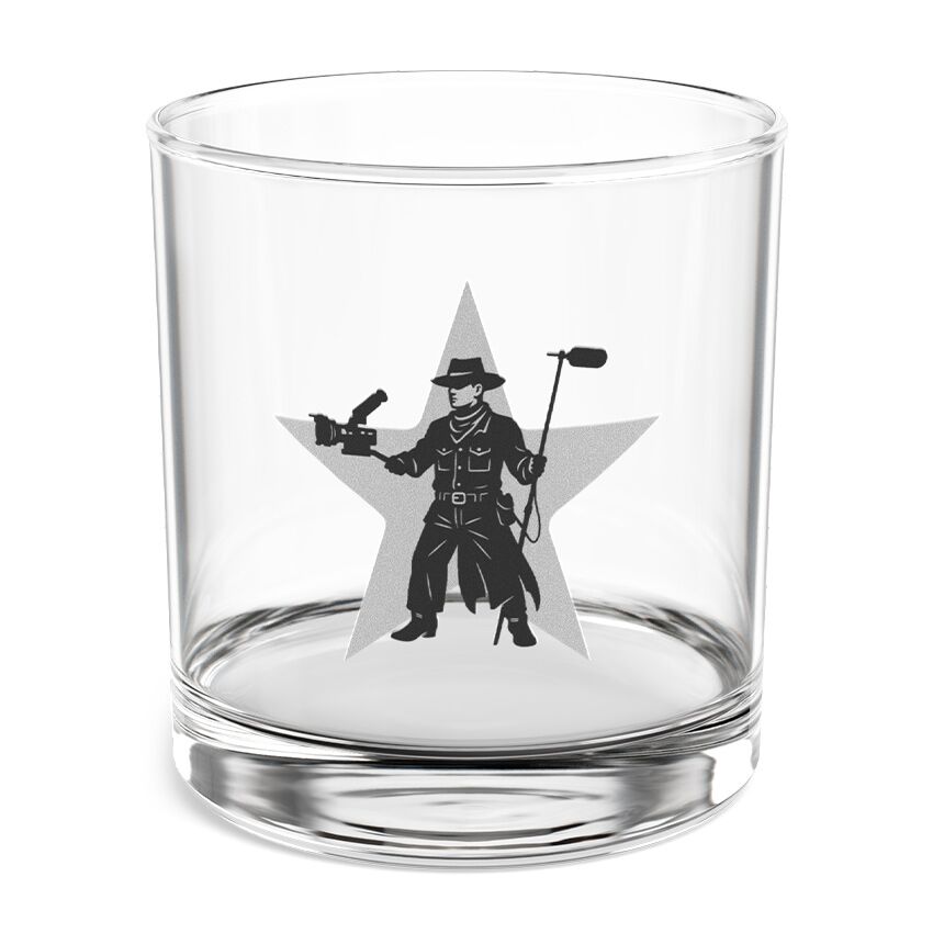 Camera Slinger - Rocks Glass, 10oz