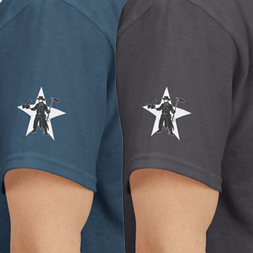 Content Creator - Full Time Visionary, White Star - T-Shirt - Image 6